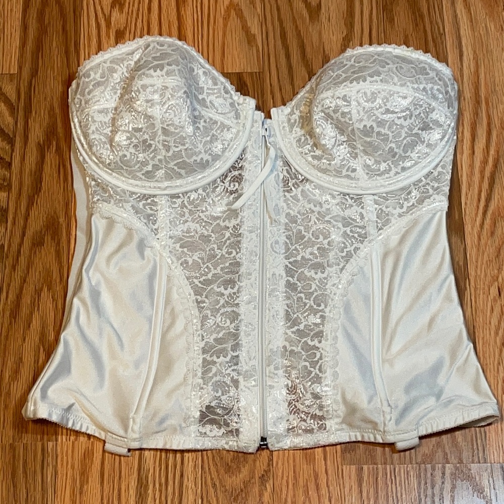 Frederick’s Vintage Long-line Bra, corset 40D